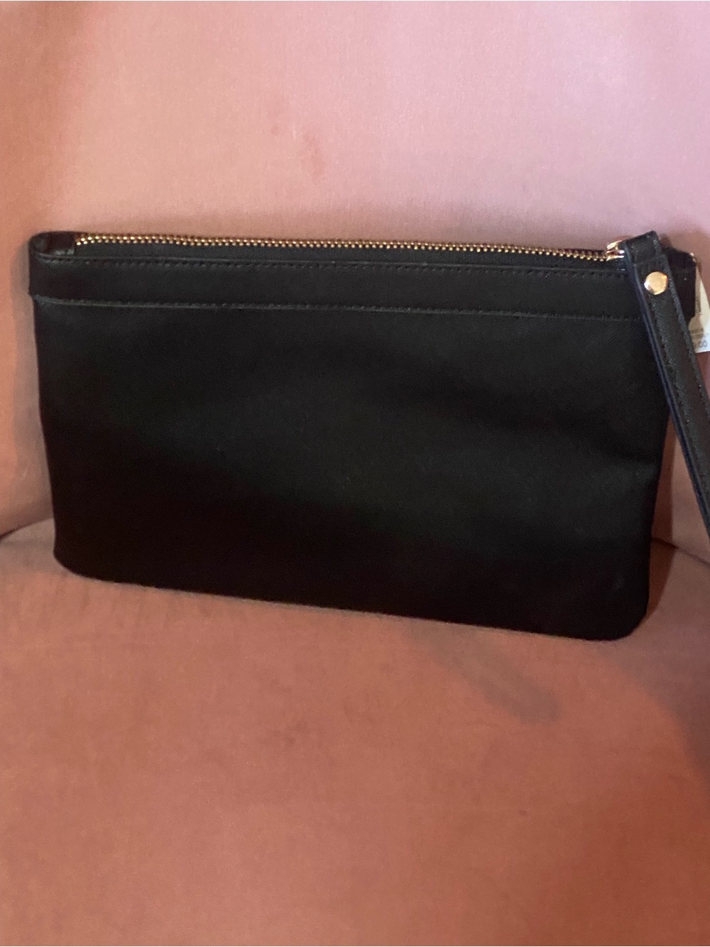 White House Black Market Black Sunflower Studded Wristlet - Picture 3 of 7